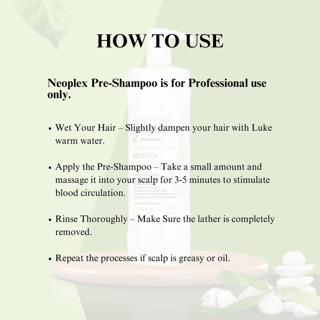 Neoplex Pre Shampoo: Deep Clean & Repair for Successful Hair Treatment ...