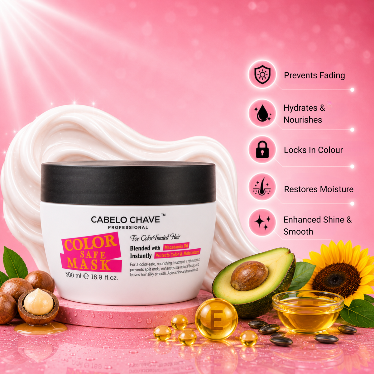 Color Safe Mask – Cabelo Chave