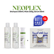 Cabelo Chave Professional Neoplex Shampoo + Neoplex Hair Mask + Neoplex Hair Serum + Free Botox Travel Kit  250ml + 250ml + 50ml +130ml