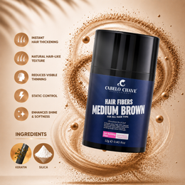 Hair Fibers Medium Brown